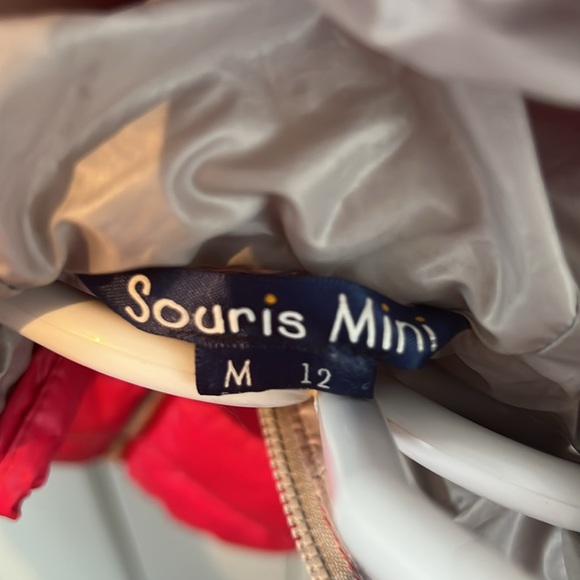 🔥5/$20🔥 Souris Mini Puffer Vest With Hood Toddler Girl’s Size 12 months *Pink* - Picture 3 of 9